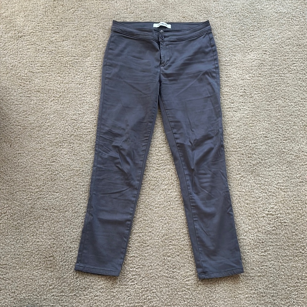 Gray work pants